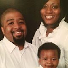 Photo of Family Focus' host Danladi Bobbitt, and his family.